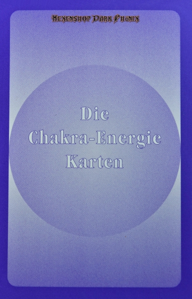 Hexenshop Dark Phönix Die Chakra-Energie Karten